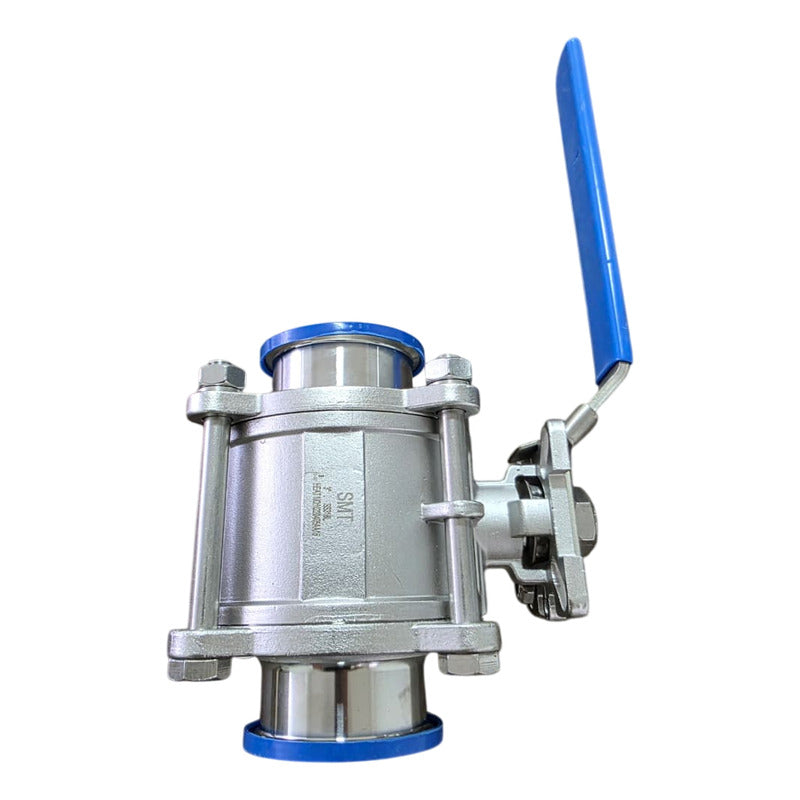 Valvula Esfera De 4 En Inoxidable Sanitaria Clamp