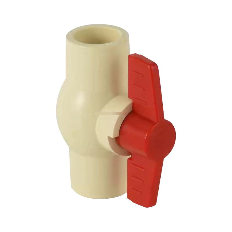 Valvula De Bola Cpvc Cem 19mm 3/4 Paquete De 5 Pza