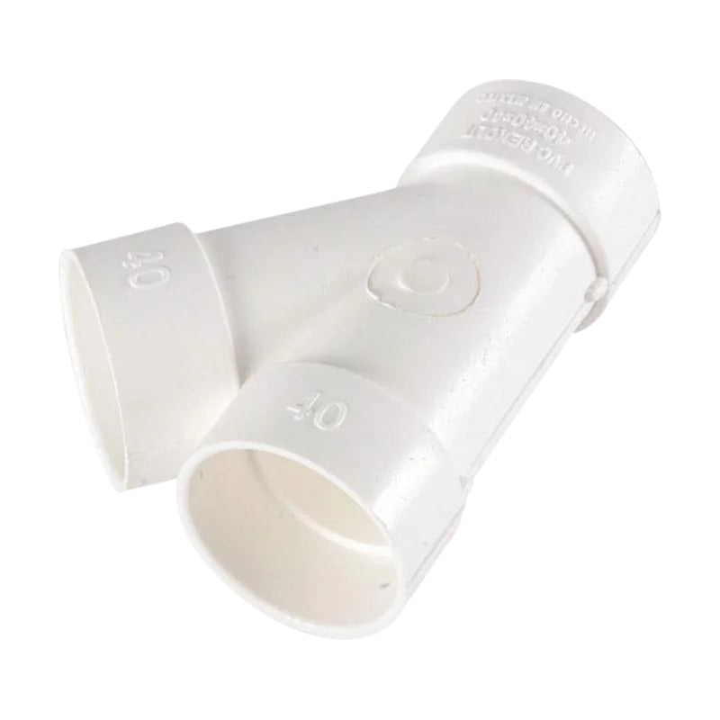 Yee Sencilla Pvc 100mm 4 Pulgadas San Cem 5 Piezas