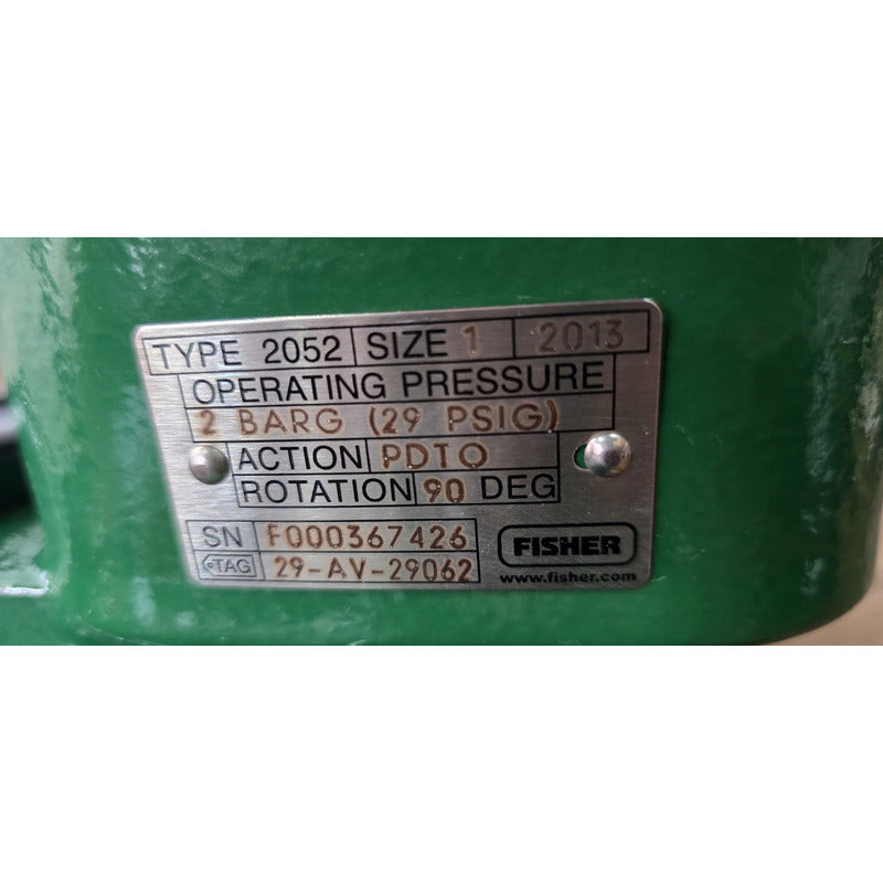 Actuador Fisher 2052 Y Válvula De 1.5 PuLG V150
