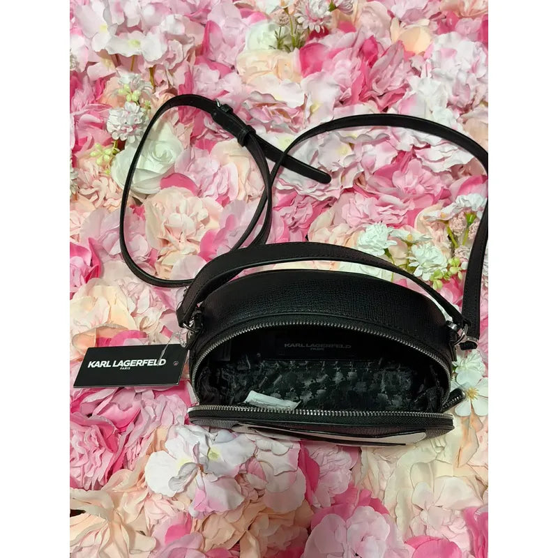Bolsa Crossbody Karl Lagerfeld Negro Negro Lisa Níquel