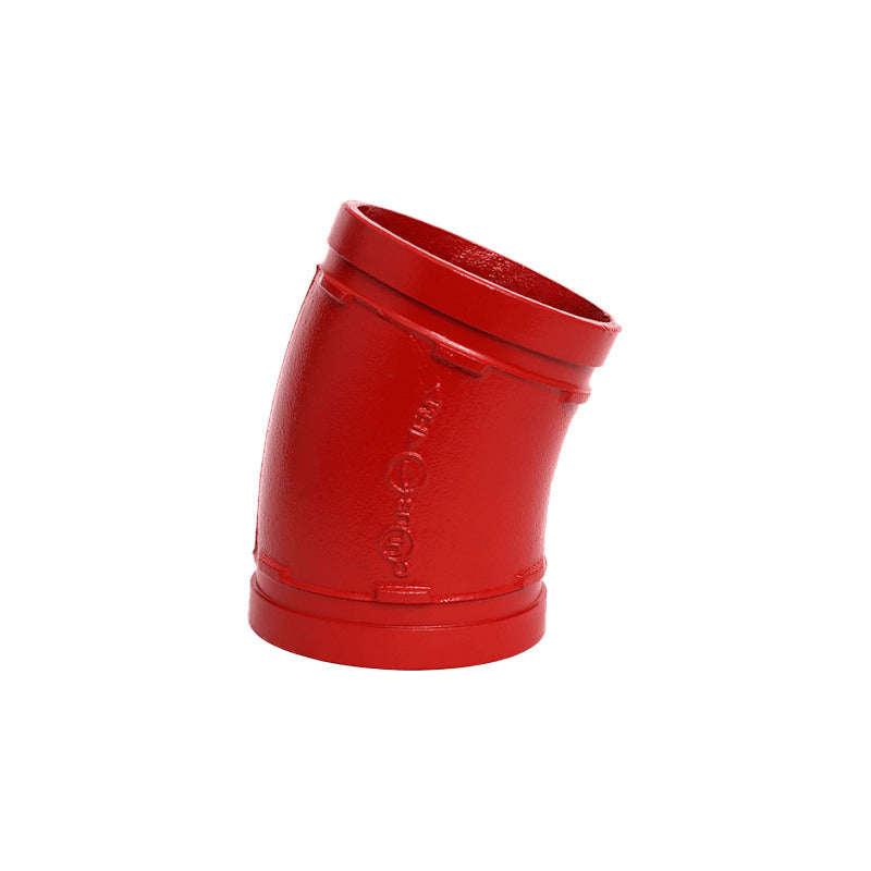 Codo Ranurado De 45 X 2 Ul/fm Jtpr