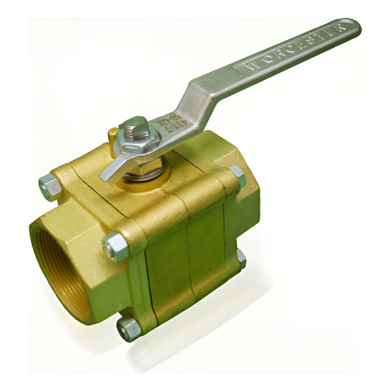 Válvula De Esfera De 2 Bronce 411-t Marca Worcester