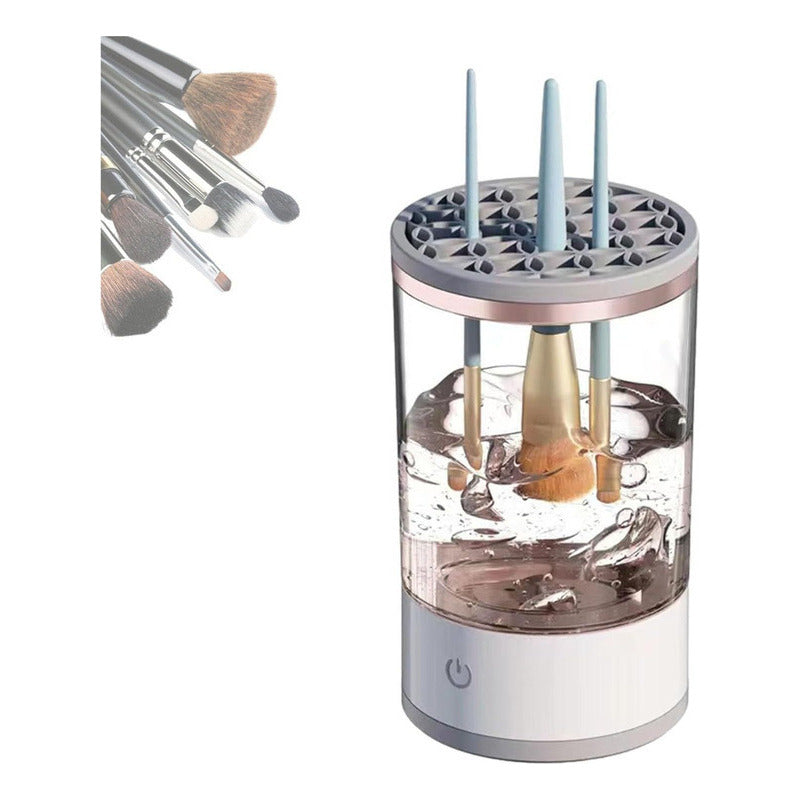 Limpiador Eléctrico Brochas Maquillaje Abigale Usb Portátil Automático Agua