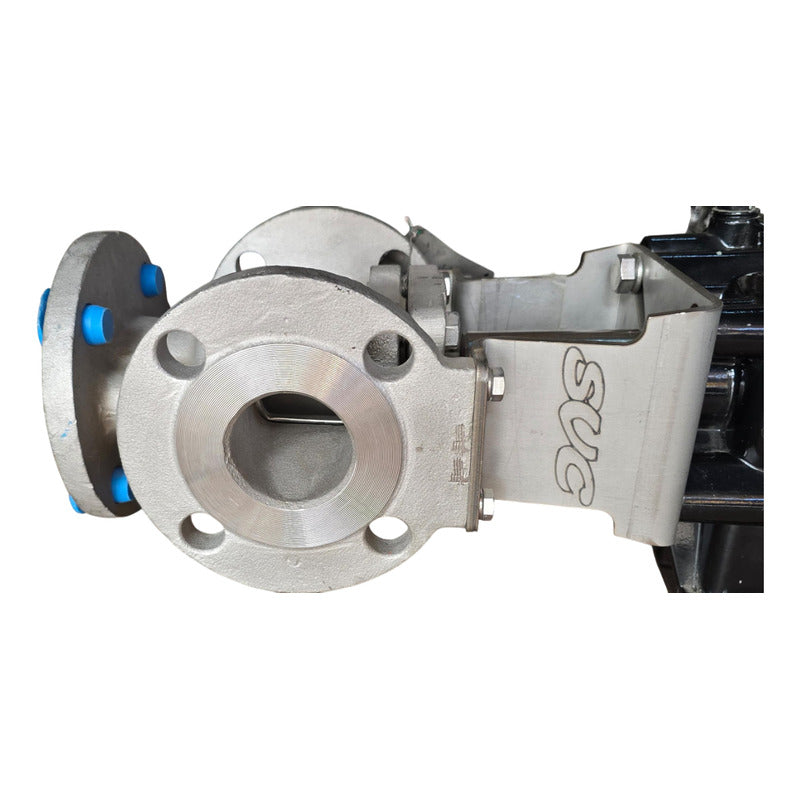 Valvula Macho Tufline 2 En 3 Vias Inox + Actuador Electrico