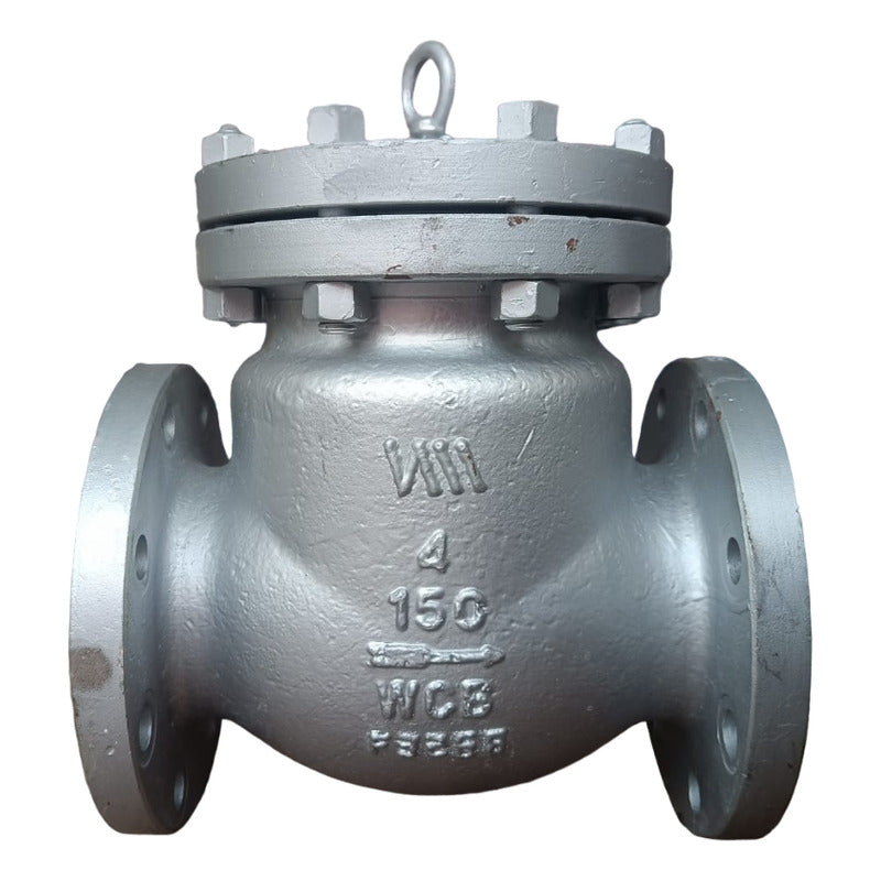 Valvula Check De 4 Bridada Acero Al Carbon Clase 150
