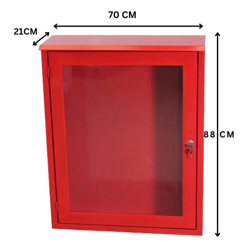 Kit Hidrante Gabinete 30 M Manguera, Chiflon, Llave, Valvula