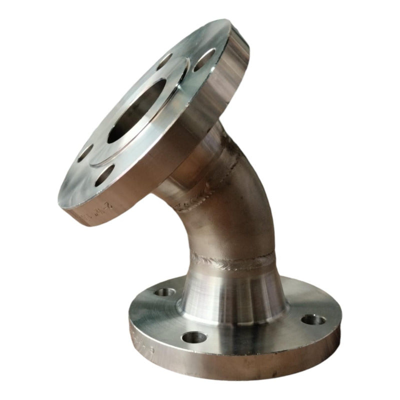 Codo Bridada Inoxidable De 2.5 X 45