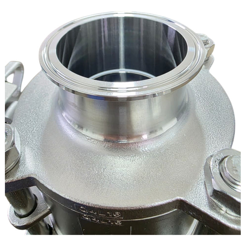 Valvula Esfera De 4 En Inoxidable Sanitaria Clamp