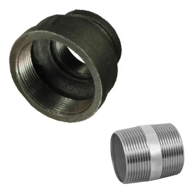 Reduccion Hembra A Macho De 3 A 1-1/2 Acero Al Carbon