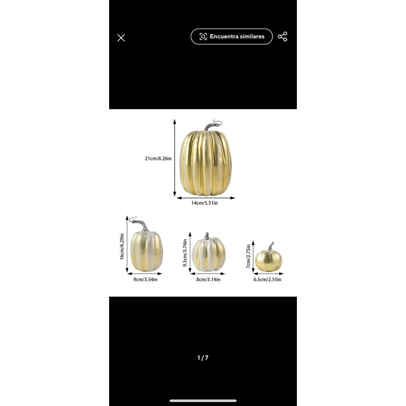 Set De Calabazas Para Halloween