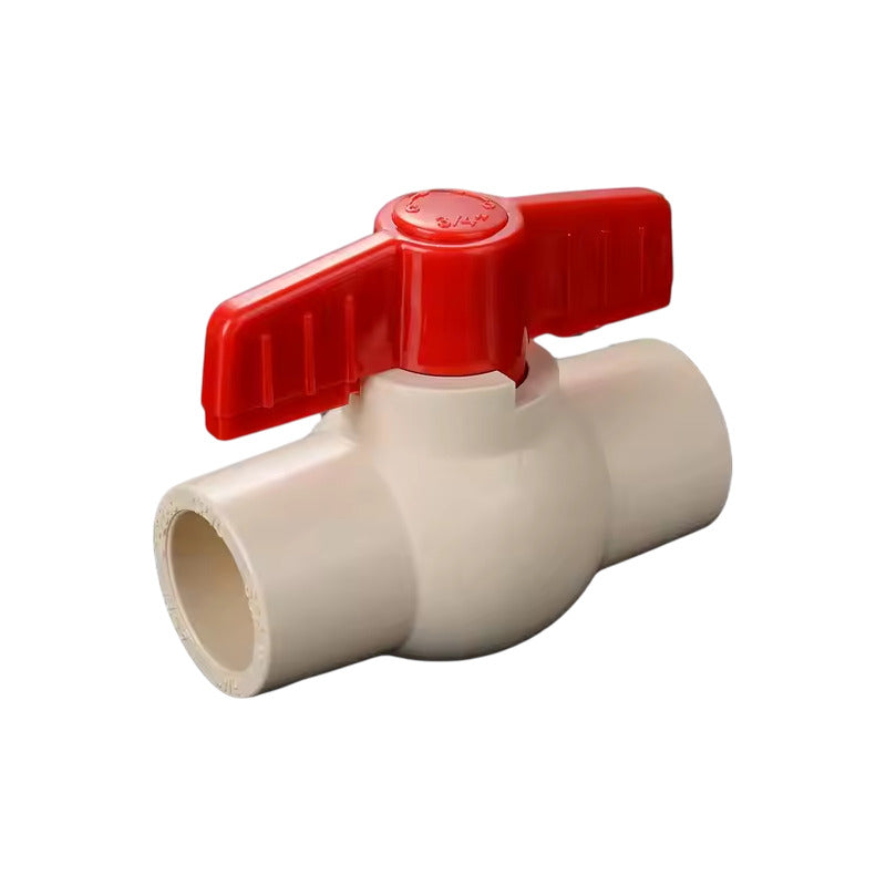 Valvula De Bola Cpvc Cem 13mm 1/2 Paquete De 10 Pza