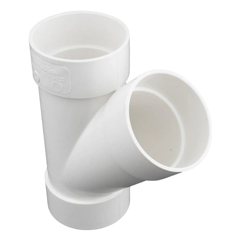 Yee Sencilla Pvc 40mm 1-1/2 Pulgadas San Cem 10 Piezas