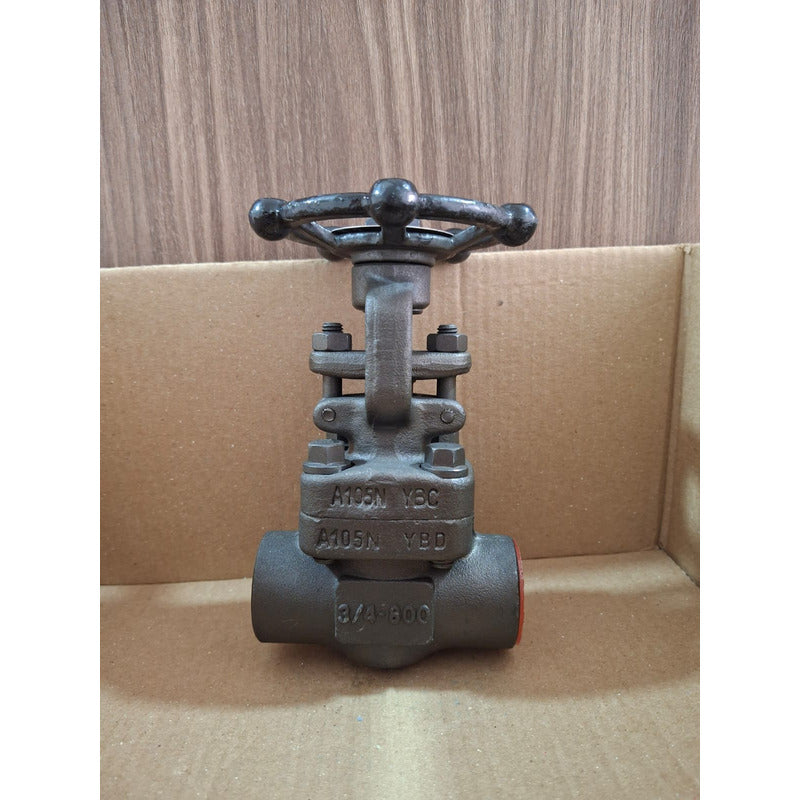 Valvula Compuerta 3/4 800 Lbs Soldable Ac Forjado A105