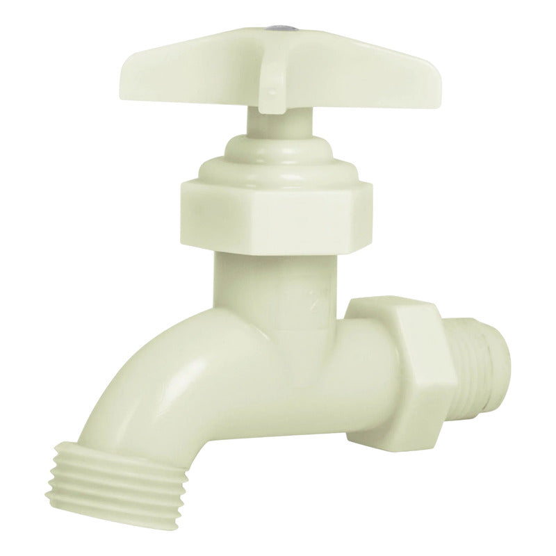 Llave De Riego 1/2  De Plástico - Válvula De Nariz