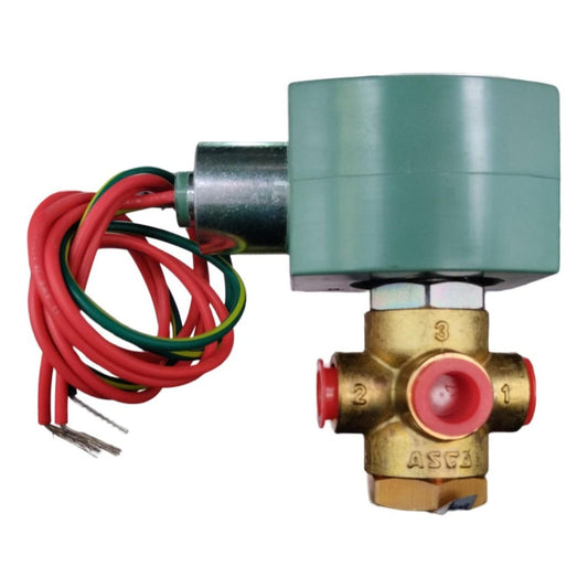 Valvula Solenoide Asco 8320g174 De 3 Vías 1/4 110v