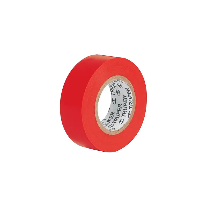 1 Pza Cinta De Aislar 18 Metros Pvc Truper De Colores