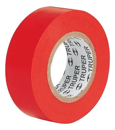 1 Pza Cinta De Aislar 18 Metros Pvc Truper De Colores