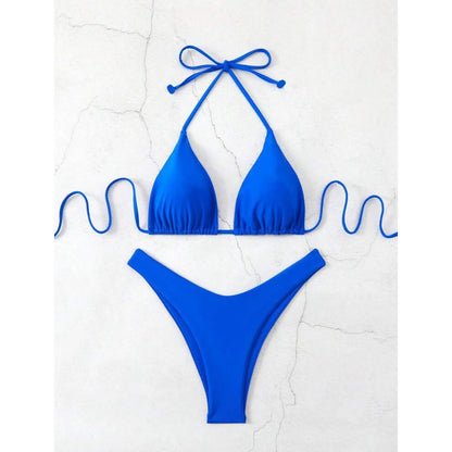 Traje De Baño Playa Azul Lisa Ch