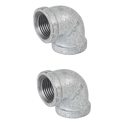 Codo Galvanizado Roscada De 45° Y 90°