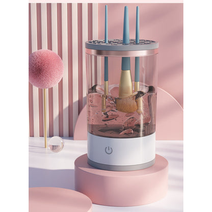 Limpiador Eléctrico Brochas Maquillaje Abigale Usb Portátil Automático Agua