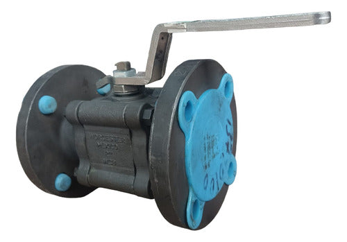 Valvula De Esfera De 2  Bridada En Acero Al Carbon 150 Lbs
