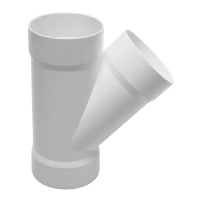 Yee Sencilla Pvc 75mm 3 Pulgadas San Cem  5 Piezas