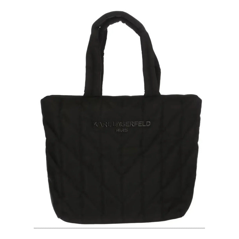 Karl Lagerfeld Lh3ae8ca Tote Adultos Negro Liso Plateado