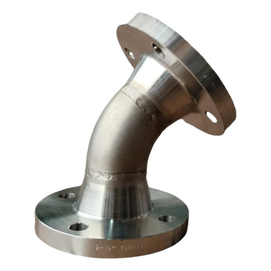 Codo Bridada Inoxidable De 2.5 X 45