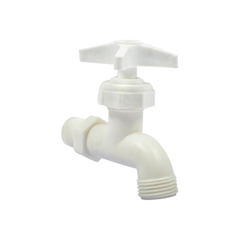 Llave De Riego 1/2  De Plástico - Válvula De Nariz