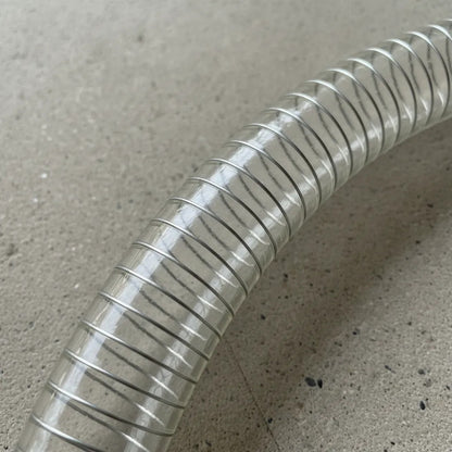 Manguera Pvc Con Espiral De Acero De 1 Pulgada De 10 Metros Transparente