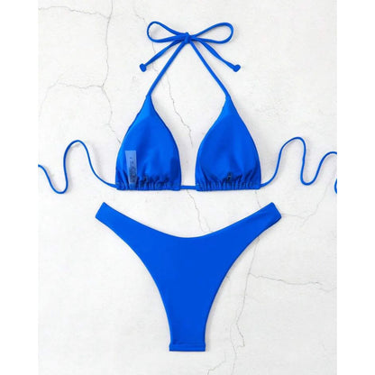 Traje De Baño Playa Azul Lisa Ch