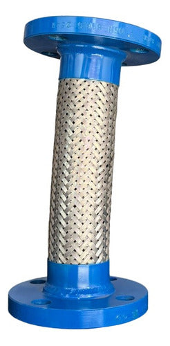 Manguera Metalica Flexible De 2 PuLG X 1 Metro Bridada