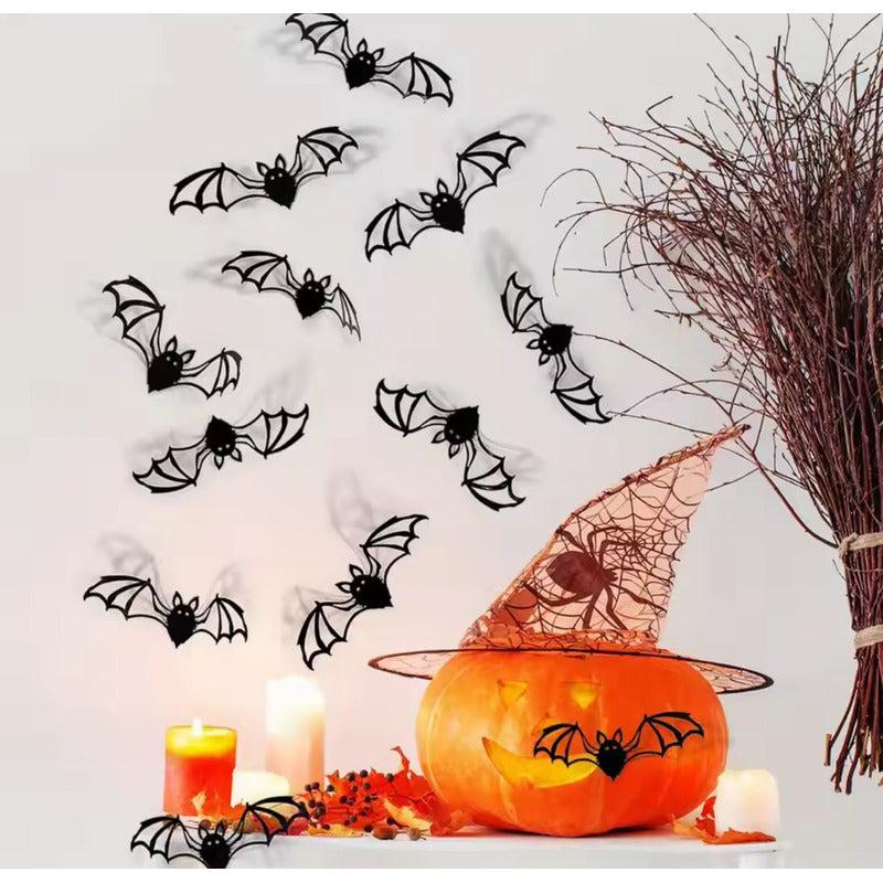 Pegatinas De Murciélago Para Halloween .(12pzs)