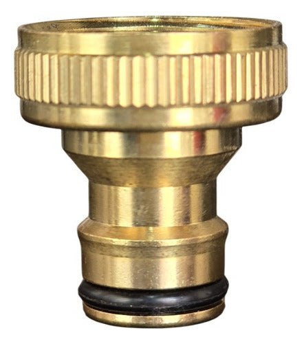 Adaptador Para Manguera Grifo De Jardin De 3/4 A 1/2 Amarillo