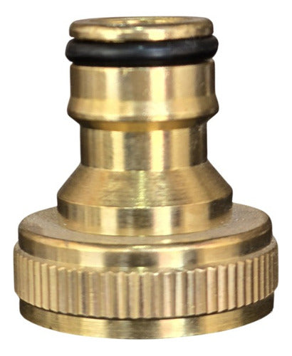 Adaptador Para Manguera Grifo De Jardin De 3/4 A 1/2 Amarillo