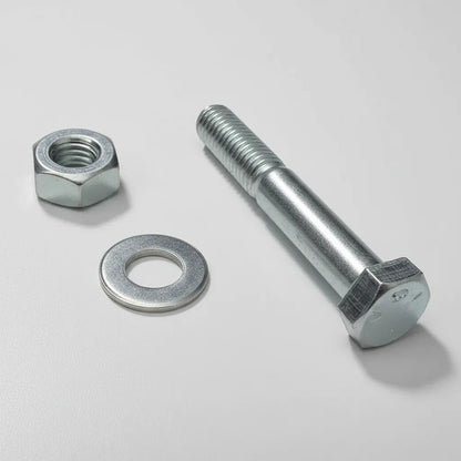 5 Pza Tornillo Galvanizado 5/8 X 3  Tuerca Y Rondana