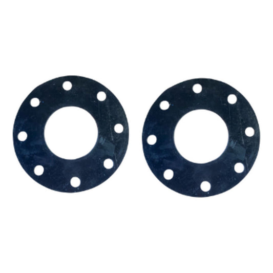 2 Pza. Empaque De Neopreno 6   Pulgadas Para Brida Negro