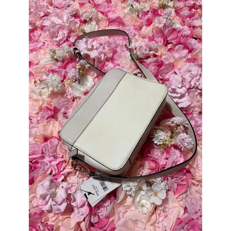 Bolso Crossbody Nine West Blanco Lisa Níquel
