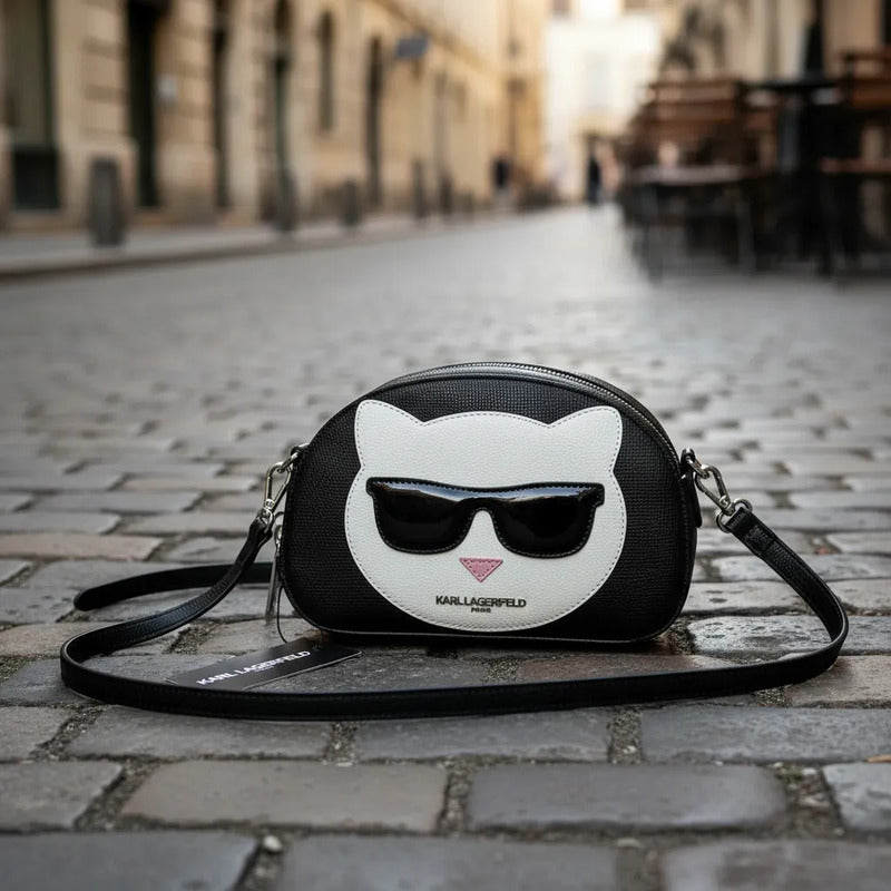 Bolsa Crossbody Karl Lagerfeld Negro Negro Lisa Níquel