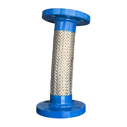 Manguera Metalica Flexible De 2.5 PuLG X 1 Metro Bridada