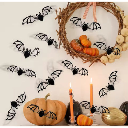 Pegatinas De Murciélago Para Halloween .(12pzs)