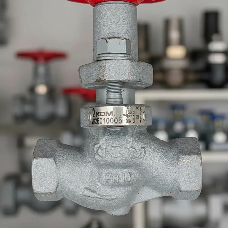 Válvula De Globo Kdm De 1 Npt Uso Industrial