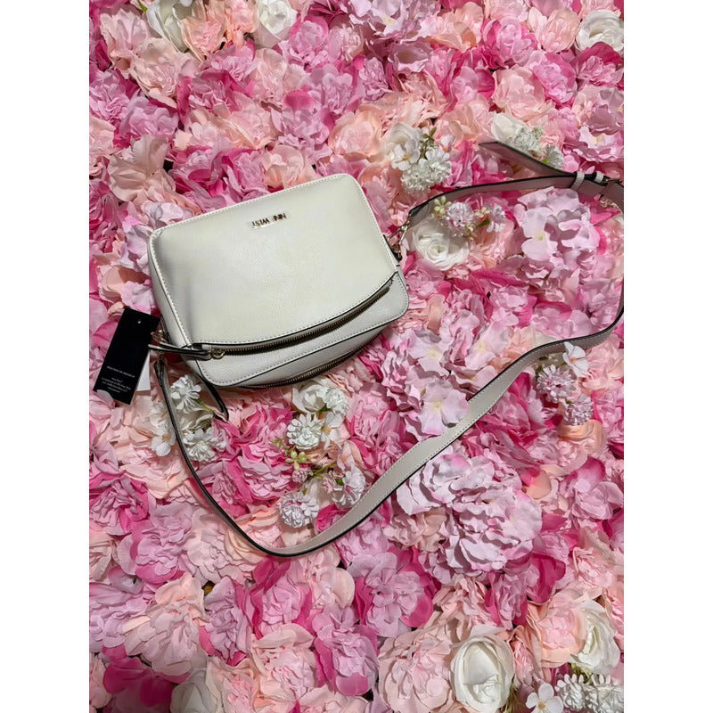 Bolso Crossbody Nine West Blanco Lisa Níquel