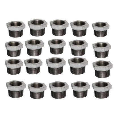 20 Pza Reducción Bushing 1/2 A 1/4  Acero Al Carbon