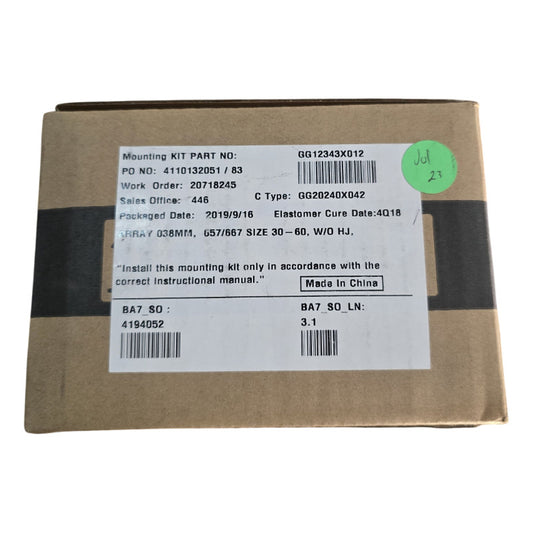 Emerson Fisher Controls Gg12343x012 Mounting