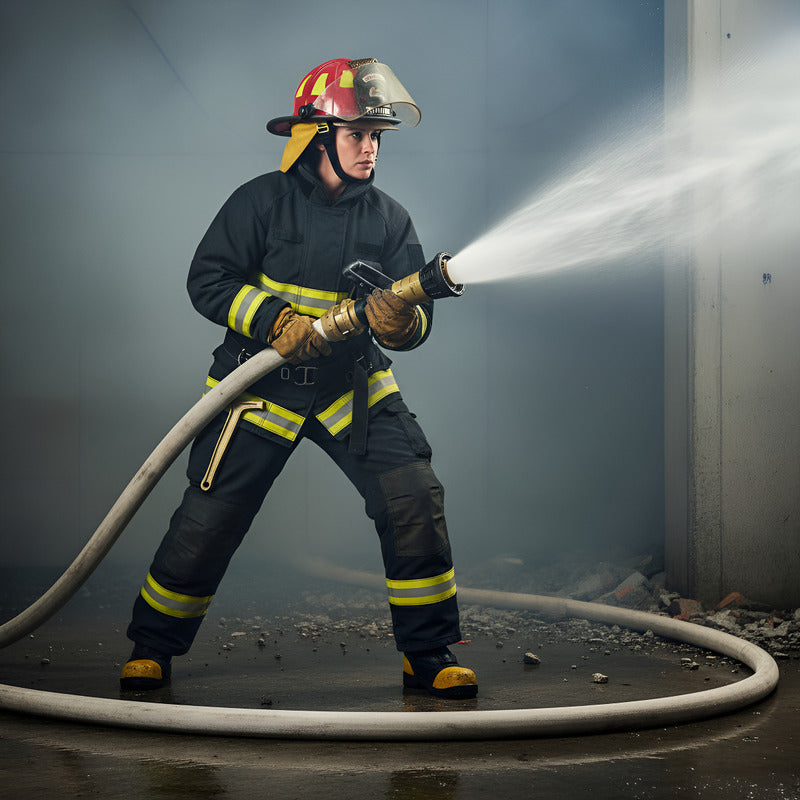 Manguera Bomberos 1-1/2 X 15m + Chiflo Hidrante + Llave Ipt