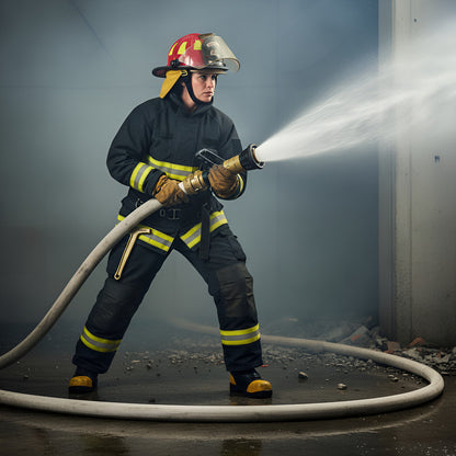 Manguera Bomberos 1-1/2 X 15m + Chiflo Hidrante + Llave Ipt