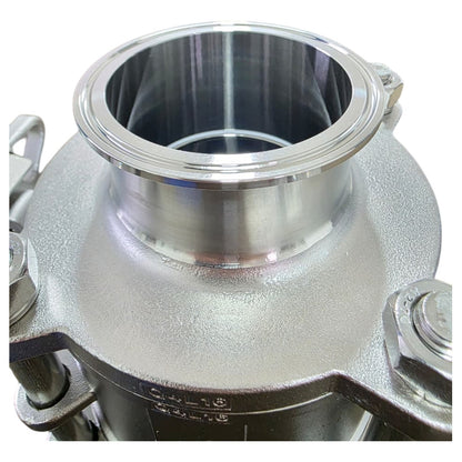 Valvula Esfera De 3 En Inoxidable Sanitaria Clamp