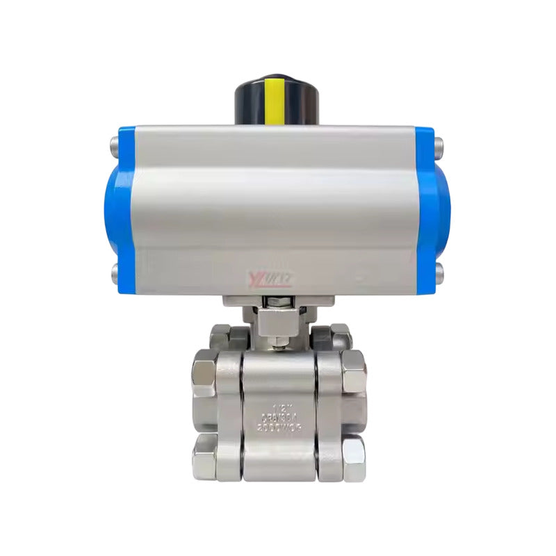 Válvula Esfera De 1-1/2 Inoxidable Con Actuador Neumático